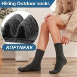 Cozy Merino Wool Socks for Women - 5 Pairs