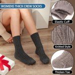 Cozy Merino Wool Socks for Women - 5 Pairs