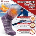 Cozy Heated Thermal Socks for Women – 3 Pairs