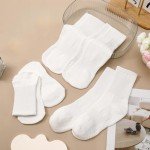 4 Pairs Non-Slip Grip Yoga Socks for Women
