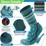 Cozy Merino Wool Hiking Socks - 5 Pairs