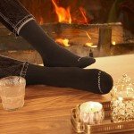 Cozy Women's Thermal Crew Socks - 5 Pairs