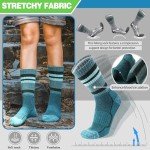 Cozy Merino Wool Hiking Socks - 5 Pairs
