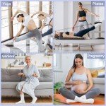 4 Pairs Non-Slip Grip Yoga Socks for Women