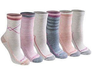 Dickies Women's Moisture-Wicking Mid-Crew Socks - Blush