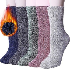 5 Pairs of Thick Winter Thermal Socks