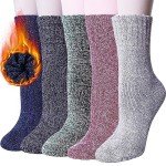 5 Pairs of Thick Winter Thermal Socks