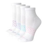 Hanes Women's Cushioned Active Ankle Socks - 4 Pack