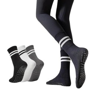 Non-Slip Yoga Socks with Grips for Women