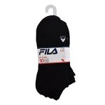 Fila Women's No Show Socks - Black Multi (10 Pack)