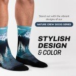Colorful Arch Support Crew Socks for All