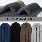 5 Pairs Merino Wool Hiking Socks for Winter