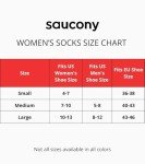 Saucony Women's Athletic Socks - 8 Pairs Black