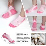 6 Pairs Women's Low Cut Athletic Socks