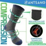 Cozy Merino Wool Socks for Winter Hiking - 5 Pairs