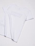 Levi's Women's Perfect Tee-Shirt, Core Housemark White, Medium