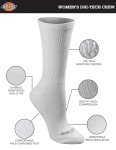 Dickies Women's Moisture Control Crew Socks - 12 Pairs