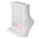 Hanes Women's Cushioned Active Crew Socks - 4 Pairs