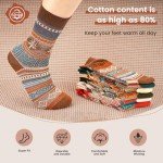 Cozy Wool Cotton Winter Cabin Socks for Everyone