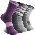 Merino Wool Compression Hiking Socks for Women