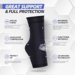 Women’s Compression Ankle Brace Socks for Support