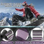 Merino Wool Compression Hiking Socks for Women