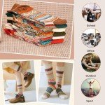 Cozy Wool Cotton Winter Cabin Socks for Everyone