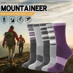 Merino Wool Compression Hiking Socks for Women