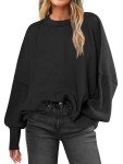 ANRABESS Women's Crew Neck Long Sleeve Sweater