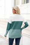 Zeagoo Women's Fall Long Sleeve Ribbed Sweater