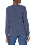 Women's French Terry Fleece Crewneck Sweatshirt - Navy
