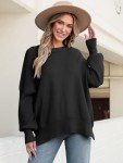ANRABESS Women's Crew Neck Long Sleeve Sweater