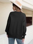 ANRABESS Women's Crew Neck Long Sleeve Sweater
