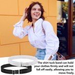 Adjustable Crop Tuck Band Belt Set - 4 Pcs