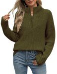 Trendy Fall V-Neck Long Sleeve Sweater for Women