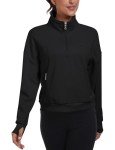 MoFiz Women's Fleece Half Zip Cropped Hoodie