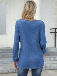 Famulily Women's V-Neck Lightweight Pullover Sweater