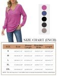 Famulily Women's V-Neck Lightweight Pullover Sweater