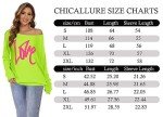 Chic Off-Shoulder Long Sleeve Neon Sweater Top