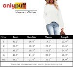 Long Sleeve Ribbed Crew Neck Sweater for Women