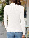 Onlypuff Women's Long Sleeve Turtleneck Casual Tee