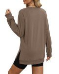 Oversized Crewneck Fall Sweatshirt for Women