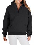 Oversized Women's Fleece Quarter Zip Sweatshirt