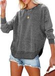 Chic Plus Size Crewneck Sweatshirt for Women