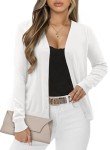 Casual Lightweight Open Front Knit Cardigan for Women