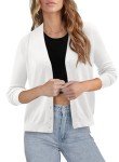 Casual Lightweight Open Front Knit Cardigan for Women