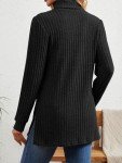 Bellcoco Women's Oversized Turtleneck Sweater Tunic