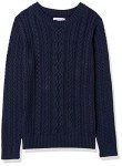 Amazon Essentials Women's Navy Cable Knit Sweater