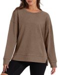 Casual Long Sleeve Crewneck Sweater for Women