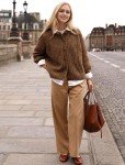 Brown Button-Down Chunky Knit Women's Cardigan